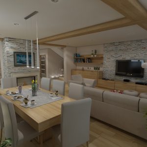 Projekty wnętrz domów