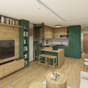 ZIELONY WE WNĘTRZU KRAKÓW